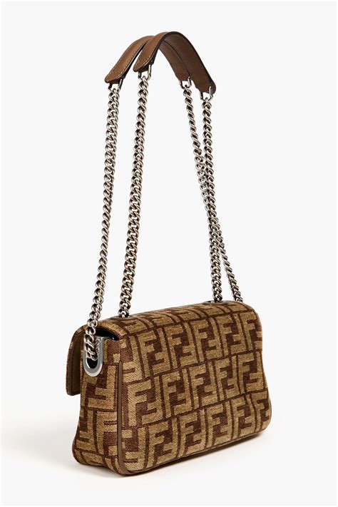 baguette hobo fendi|fendi chenille bag.